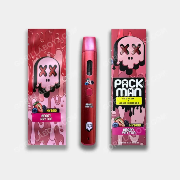 PACKMAN BERRY PAYTON EMPTY DISPOSABLE CARTS (NO OIL)